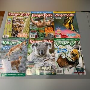 Wildlife Magazine Set - Colorful Animal Covers